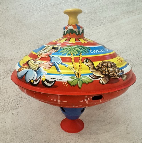 Vintage choral spinning top - vintage,